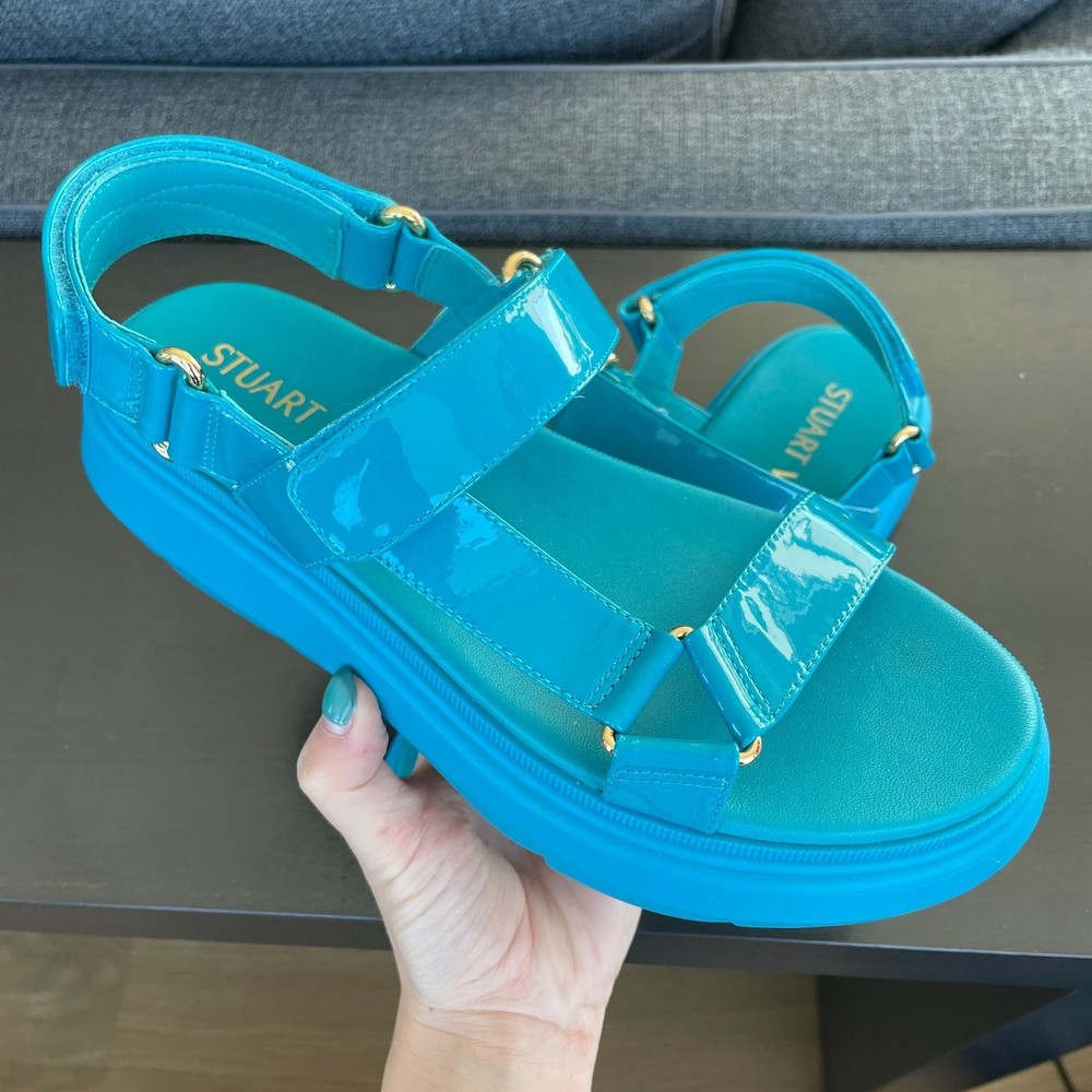 Stuart Weitzman Blue Sandals